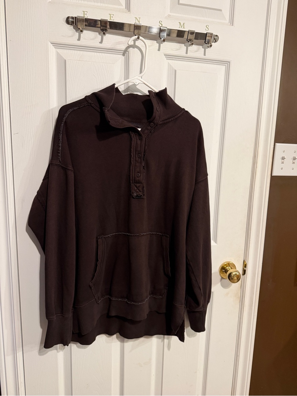 Aerie Vintage Popover Polo Sweatshirt